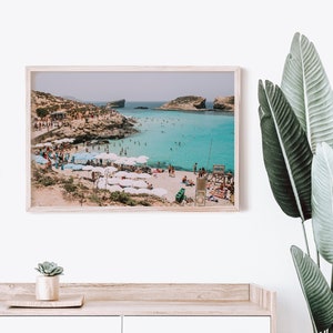 Malta Print, Ocean Print, Coastal Print, Beach Print, Ocean Waves, Seascape