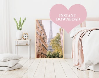 PRINTABLE Wall Art - Eiffel Tower Print, Paris Print, Eiffel Tower Paris Print, Parisian Print, Paris Poster