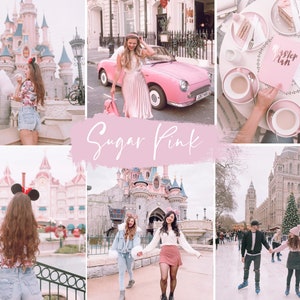 Sugar Pink Preset | Lightroom preset, Instagram preset, blogger preset, pink preset, lightroom filters, instagram filters