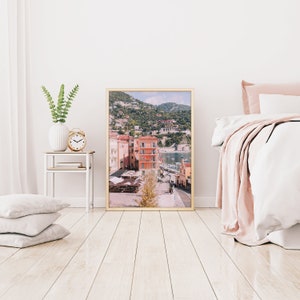 Wydruk z Riwiery Francuskiej, plakat Cote d&#39;Azur, wydruk z południowej Francji, wydruk z Francji, wydruk z podróży, wydruk z podróży z Riwiery Francuskiej