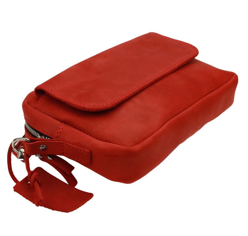Leather clutch purse. Messenger bag Handbag Personalized leather wrist bag purse for women Women/'s purse Crazy horse leather bag