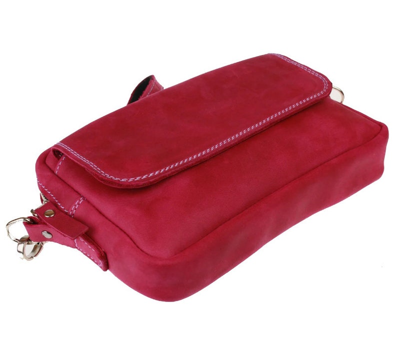 Leather clutch purse. Messenger bag Handbag Personalized leather wrist bag purse for women Women/'s purse Crazy horse leather bag