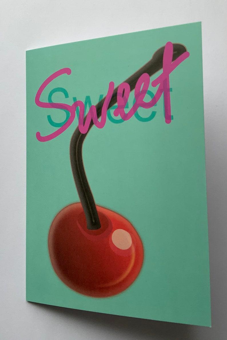 greeting card sweet cherry image 2