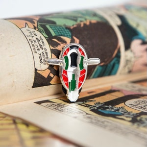Bounty Hunter Ship Soft Enamel Pin - Galaxy Pin - Space Pin - Sci Fi Pin - Fantasy Pin - Character Pin - Movie Pin
