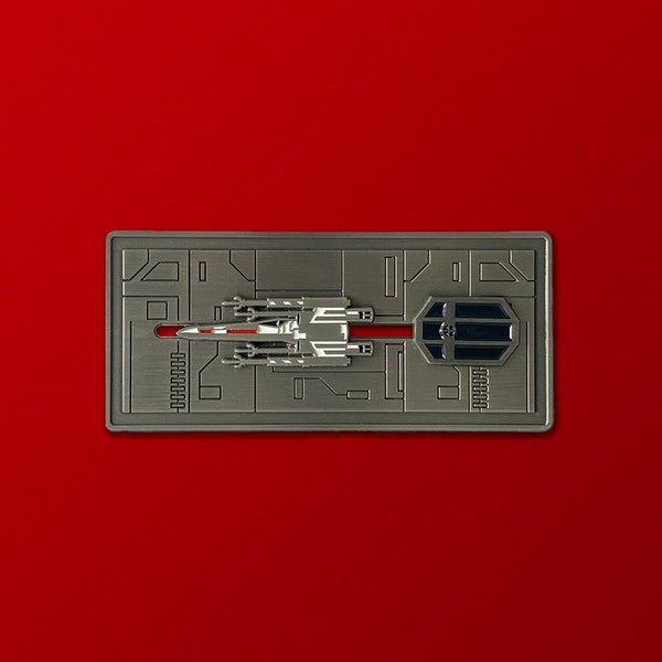 Luke vs. Vader Enamel Pin - Galaxy Pin - Space Pin - Sci Fi Pin - Fantasy Pin - Character Pin - Movie Pin - Moving Pin