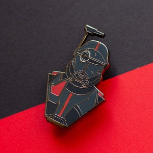 Crosshair Bust Enamel Pin - Galaxy Pin - Space Pin - Sci Fi Pin - Fantasy Pin - Character Pin - Clone Pin