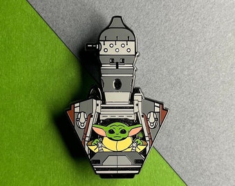 IG-Child Bust Enamel Pin - Galaxy Pin - Space Pin - Sci Fi Pin - Fantasy Pin - Character Pin