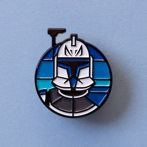 Rex Phase 1 Icon Enamel Pin - Galaxy Pin - Space Pin - Sci Fi Pin - Fantasy Pin - Clone