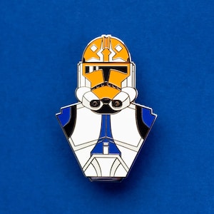 332nd Trooper Bust Enamel Pin - Galaxy Pin - Space Pin - Sci Fi Pin - Fantasy Pin - Character Pin - Prequel Pin - Clone Pin
