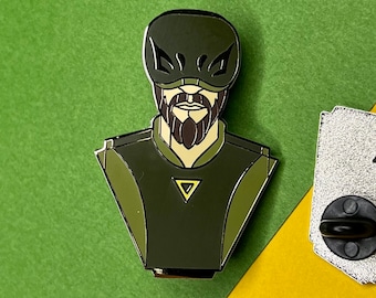 Spectre One Bust Enamel Pin - Galaxy Pin - Space Pin - Sci Fi Pin - Fantasy Pin - Character Pin - Prequel Pin - Rebel Pin