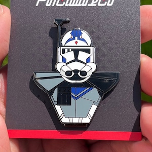 Fives Bust Enamel Pin - Galaxy Pin - Space Pin - Sci Fi Pin - Fantasy Pin - Character Pin - Prequel Pin - Clone Pin