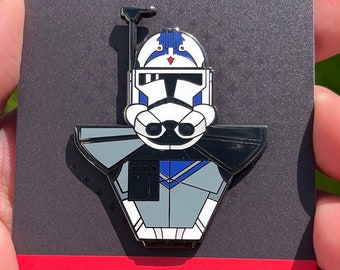 Fives Bust Enamel Pin - Galaxy Pin - Space Pin - Sci Fi Pin - Fantasy Pin - Character Pin - Prequel Pin - Clone Pin