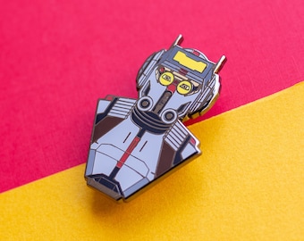 Tech Bad Batch Bust Enamel Pin - Sci Fi Pin - Fantasy Pin - Movie Pin - Clone Trooper - Hard Enamel - Cute