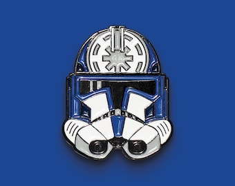 Jesse 501st Helmet Soft Enamel Pin - Galaxy Pin - Space Pin - Sci Fi Pin - Fantasy Pin - Character Pin - Clone Pin - Movie Pin