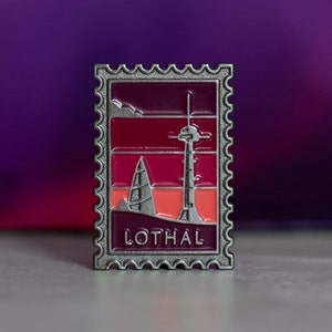 Lothal Soft Enamel Pin - Stamp Pin - Galaxy Pin - Space Pin - Sci Fi Pin - Fantasy Pin - Planet Pin - Rebel Pin - Cute