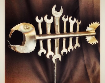 Metal art fish