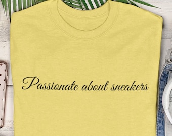Passionate about Sneakers | light yellow