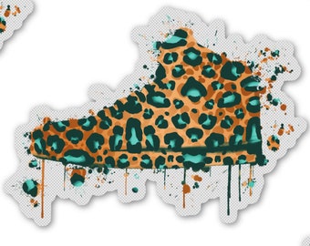 Jordan 1 Paint Splatter Vinyl Sticker
