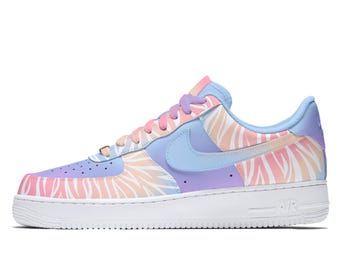 Custom Pastel Tiger Stripes Air Force 1