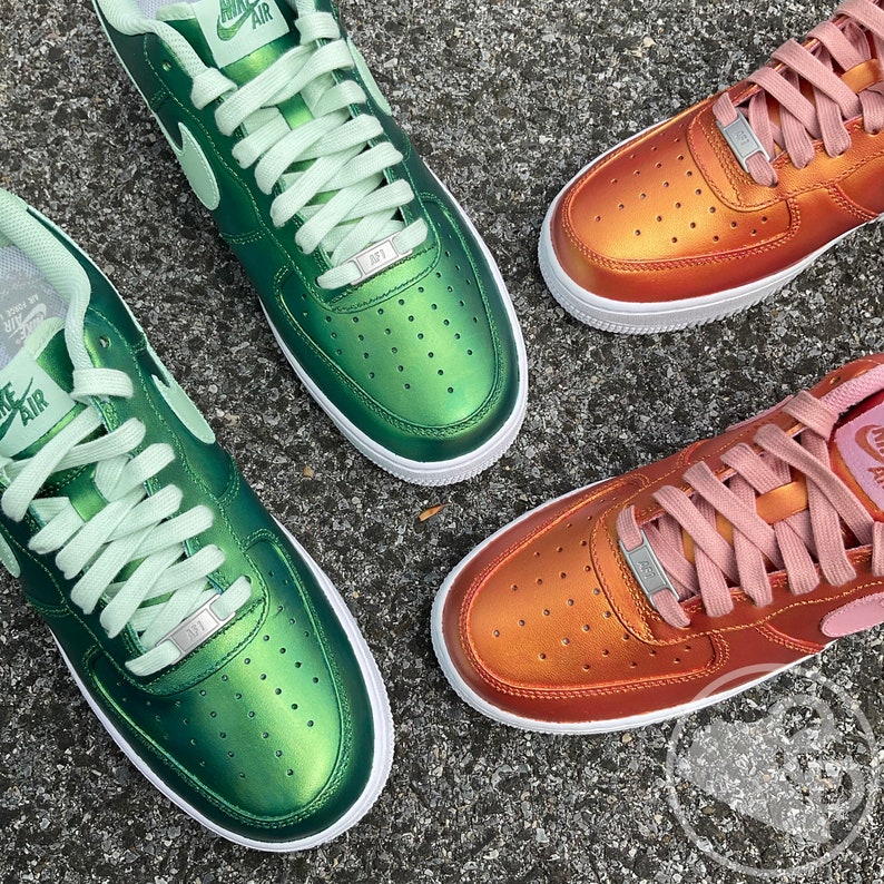 custom air force 1 rose gold