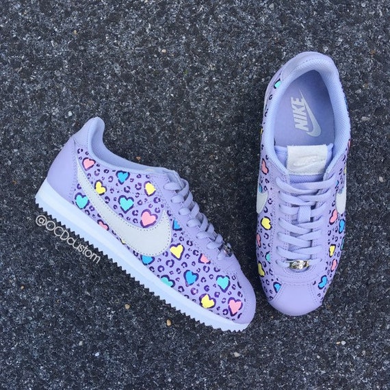 nike cortez pastel purple