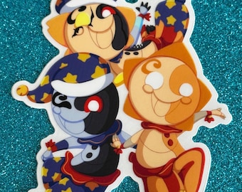 Smol Sun/ Mini Moon / Eensy Eclipse Sticker