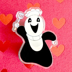 Chef Gaster Acrylic Pin