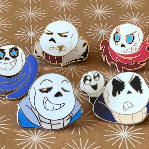 Undertale AUs Enamel Pin + Freebie
