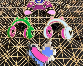 Broche de esmalte Deltarune Gamer Edition + adesivo grátis