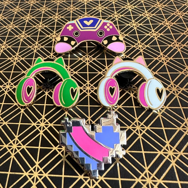 Deltarune Gamer Edition Enamel Pin + Free Sticker