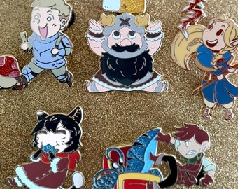 Pin de esmalte Dungeon Meshi Ver. 2 (versão corporal)