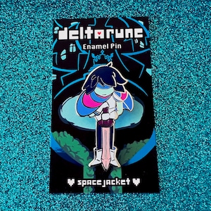 Deltarune Enamel Pins W/ Free Sticker - Etsy