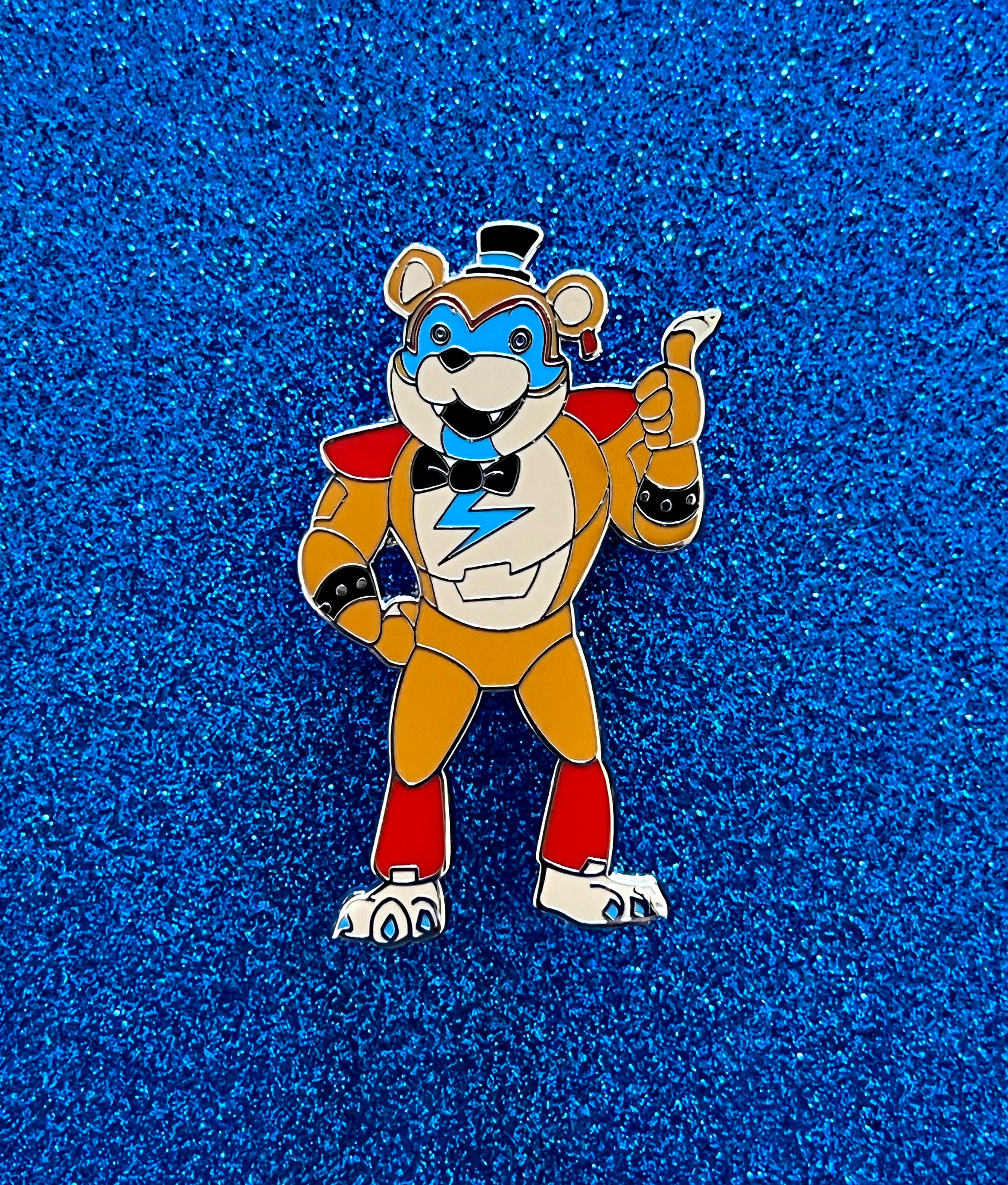 FNAF Security Breach Ver. 2 Enamel Pins Free Sticker 