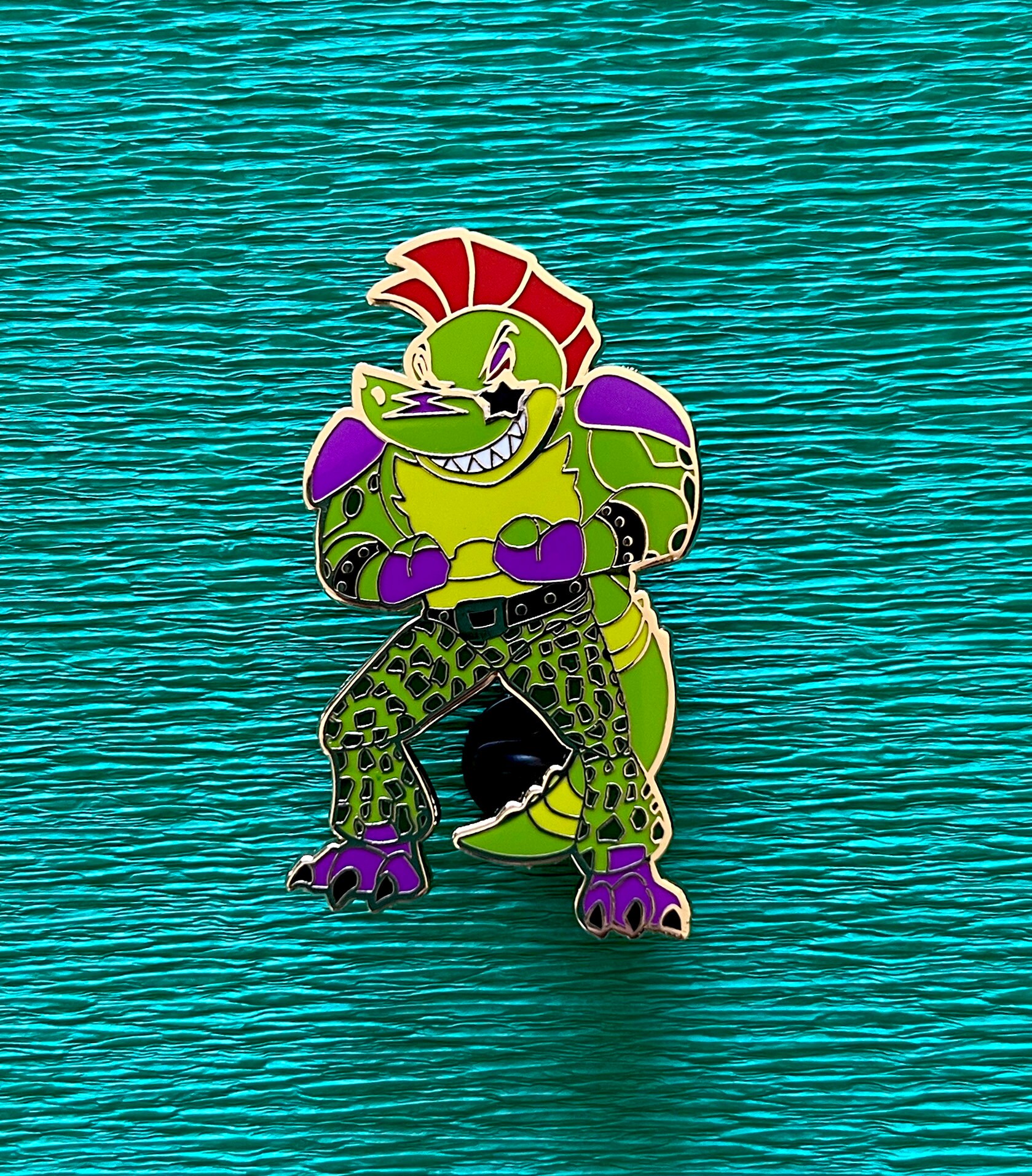 FNAF Security Breach Ver. 2 Enamel Pins Free Sticker 