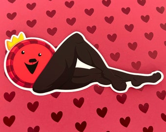 Deltarune Checker King Sticker