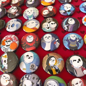 Undertale AUs Button and Magnet Set (Series 4)