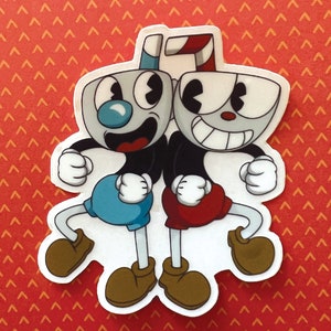 Cuphead/Mugman Sticker