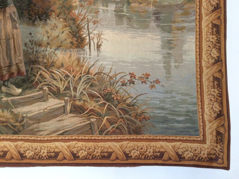 JP Paris Panneaux Gobelins French Vintage Tapestry Wall Etsy