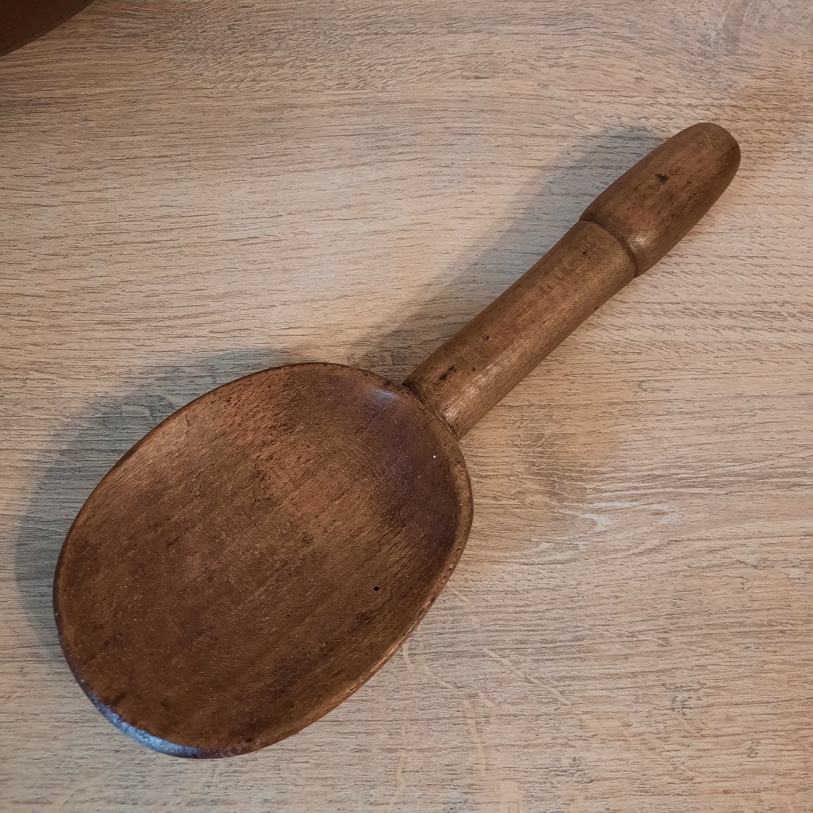 French Rustic wooden Mixing Bowl Farmhouse Chic Etsy