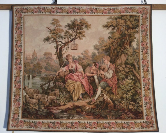vintage tapestry wall hanging