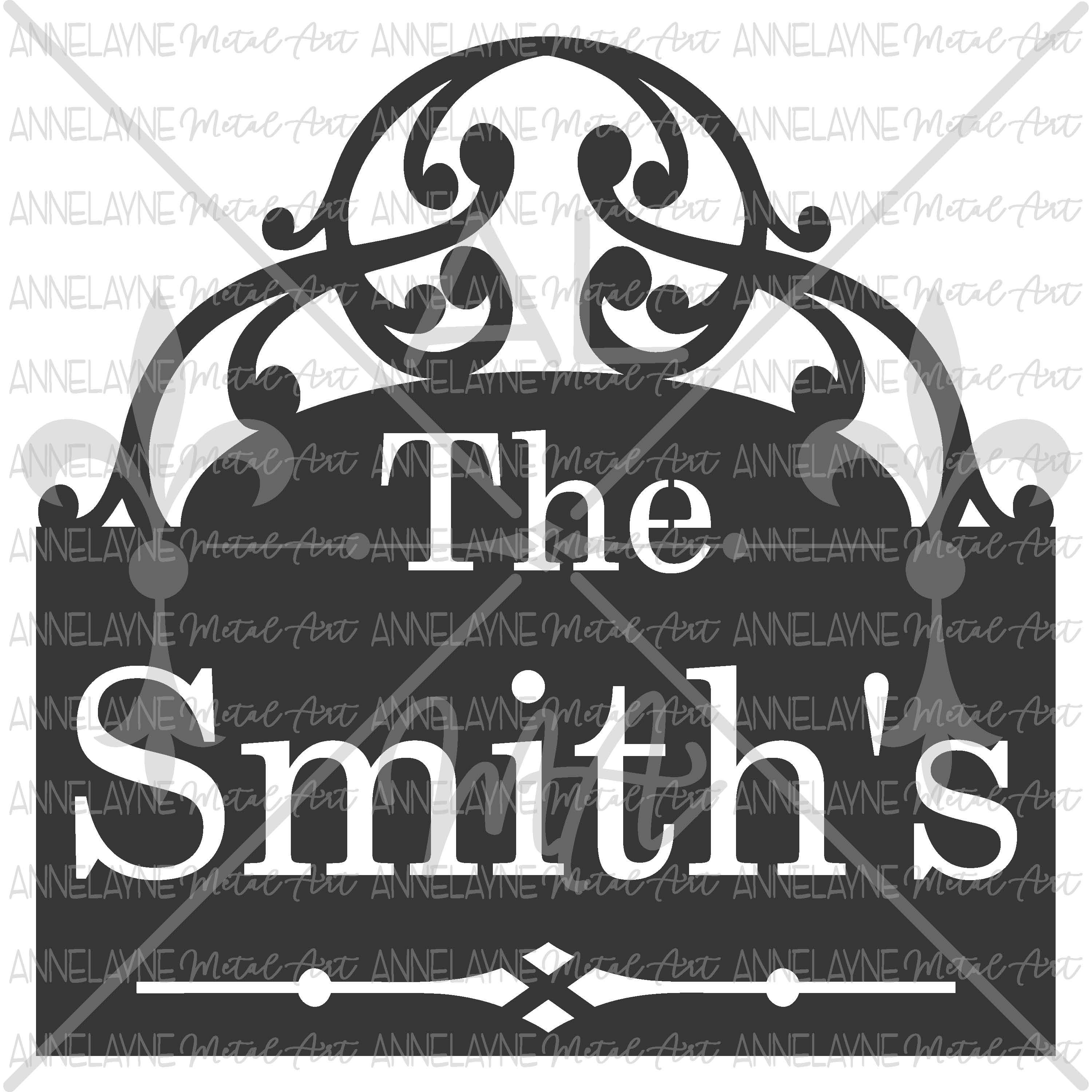 Wedding Scroll Name Plate 420009NP Personalized Cutout | Etsy