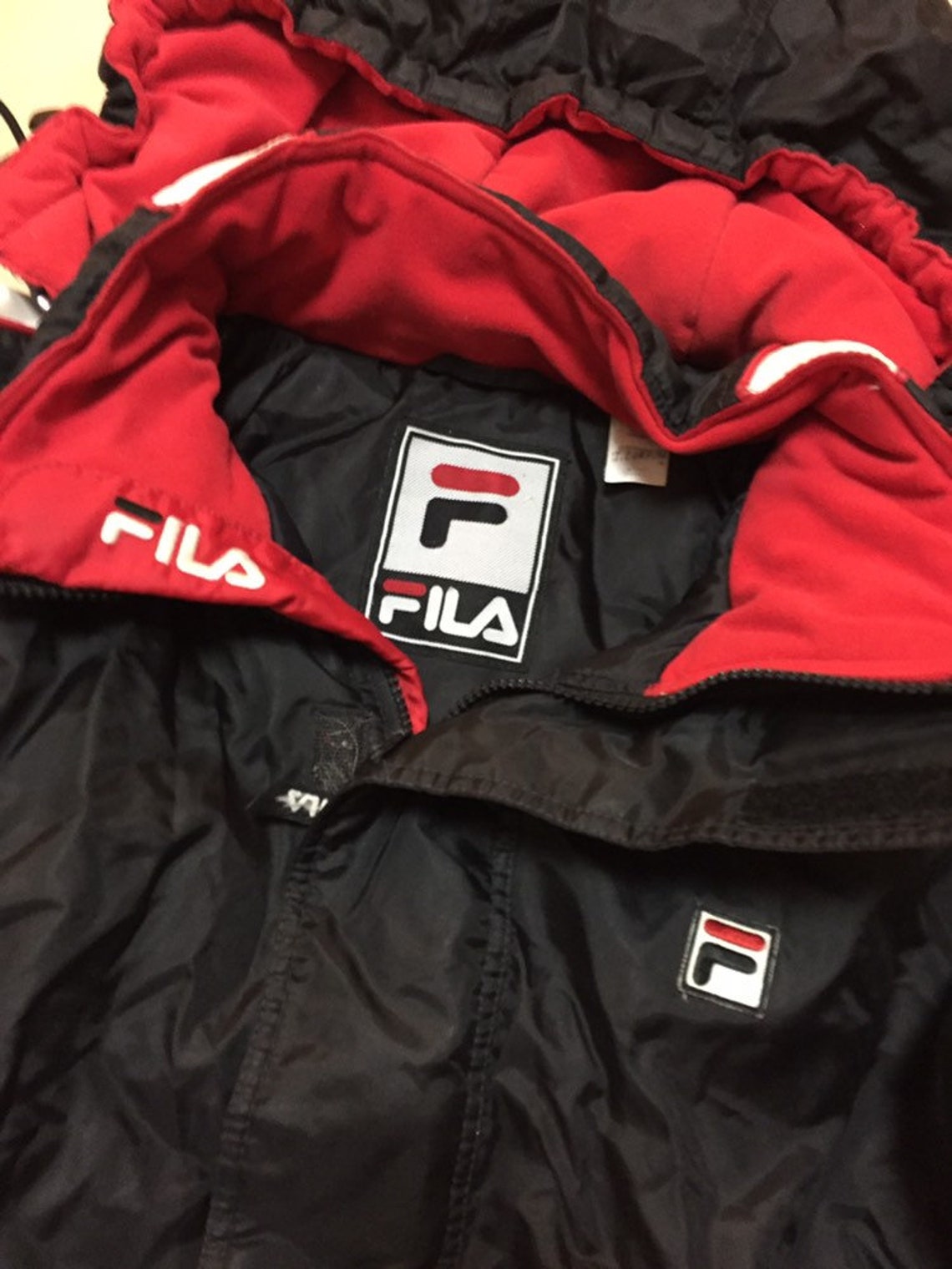 Vintage Fila jacket size mens large 90s | Etsy