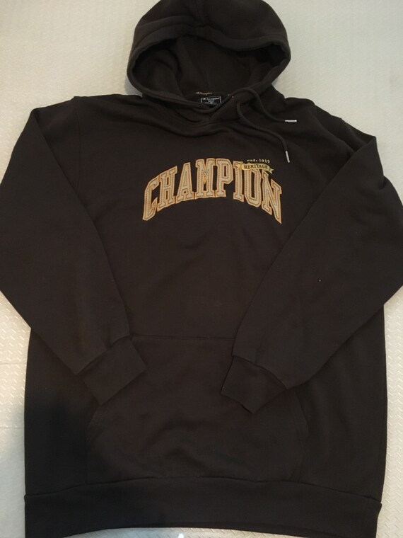 mens large champion hoodie