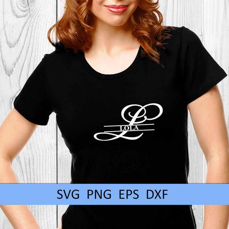 Download L Split monogram SVG Split letter svg Monogram font Split ...