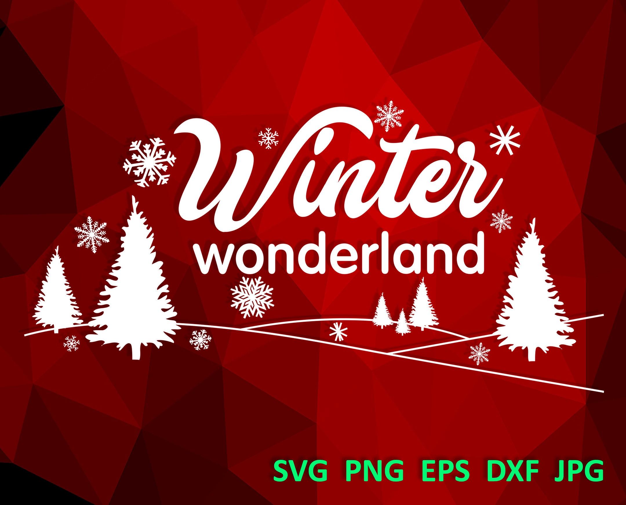 Download Winter Wonderland Svg Christmas Svg Winter Svg Christmas Etsy