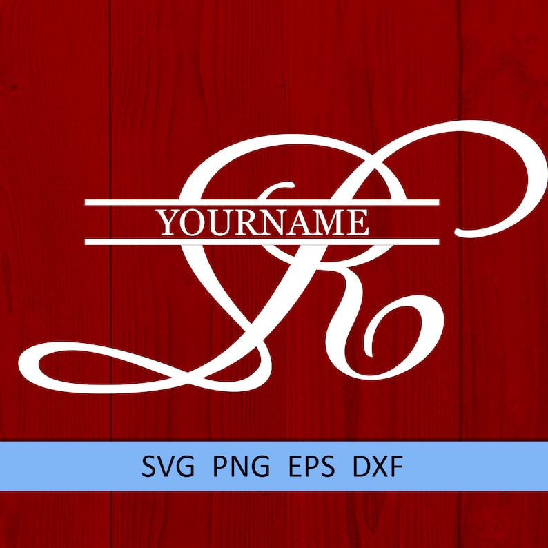 Download R Split monogram SVG Split letter svg Wedding font Split ...