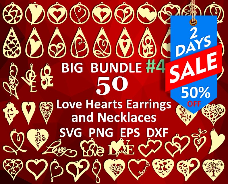 Download Leather earring svg bundle love heart template Acrylic ...