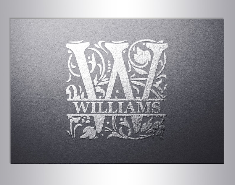 Download 26 Split monogram SVG Family name svg Split alphabet Split ...