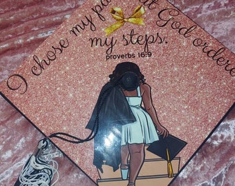 Graduation cap topper/PROVERBS 16:9