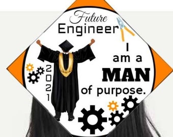 Graduation cap topper/ future engineer